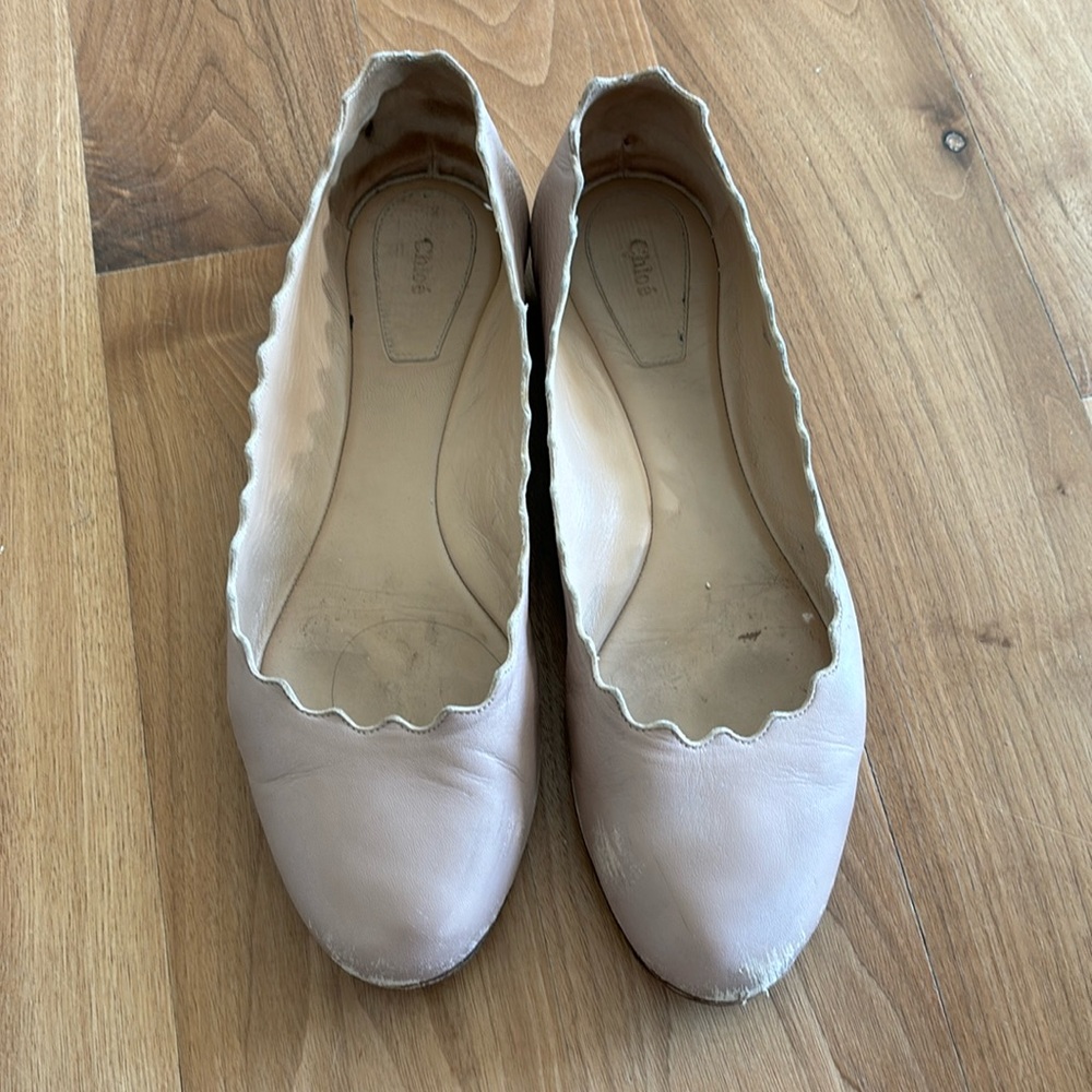 Chloe flats. They’ve got some wear!